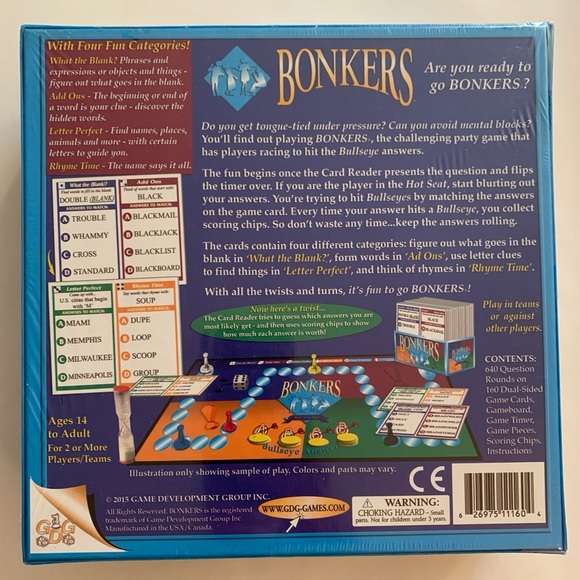 BONKERS Board Game (2015) - Picture 3 of 15